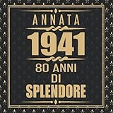 Photo Gallery annata 1941 80 anni di splendore: libri ospiti 80 anni compleanno Photo Gallery annata 1941 80 anni di splendore: libri ospiti 80 anni compleanno