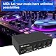 XMSJSIY USB MIDI Interface Box 4 In 4 Out 64 Kanal MIDI Thru Box 4 * 4 Converter mit Router Merge Splitter Thru Hub mit LED-Anzeigen für PC Mac und USB MIDI-Instrumente