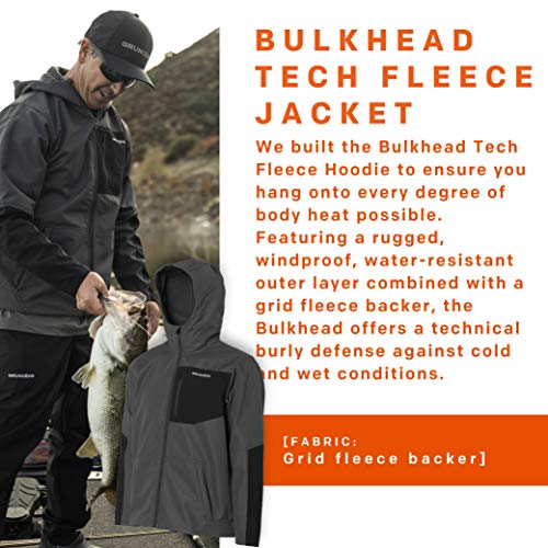 Image of Grundens Men's Bulkhead Tech Fleece Jacket | Insulated, Windproof