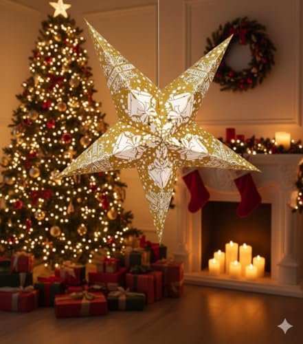 Image of Hanging Star Decor Christmas Decoration | Items for Home & Office | Festive Hangings, Foam Ornaments | PoPo Toys Any One