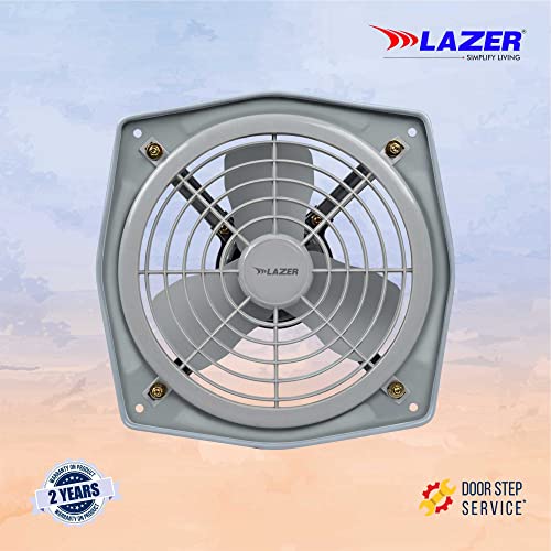 Image of Lazer Oxygen Reversible Fresh Air Exhaust Fan (Grey) (225MM)