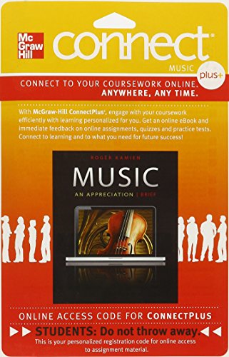 Music, Connect Upgrade Edition with Access Code... 0077681363 Book Cover