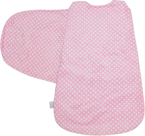 Miniatura 4 de BlueSnail Manta para bebé, suave y cómoda, manta de recepción fácil de envolver para recién nacido, adecuada para 0-33-6 meses (rosa, L)