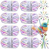 Entretien facile : Notre fil à tricoter peut être lavé à la main ou en machine, ne se décolore pas, ne rétrécit pas et ne forme pas de bouloches. Veuillez noter que vous ne devez pas utiliser d'eau de Javel ni repasser, séchez simplement à l'air libre.