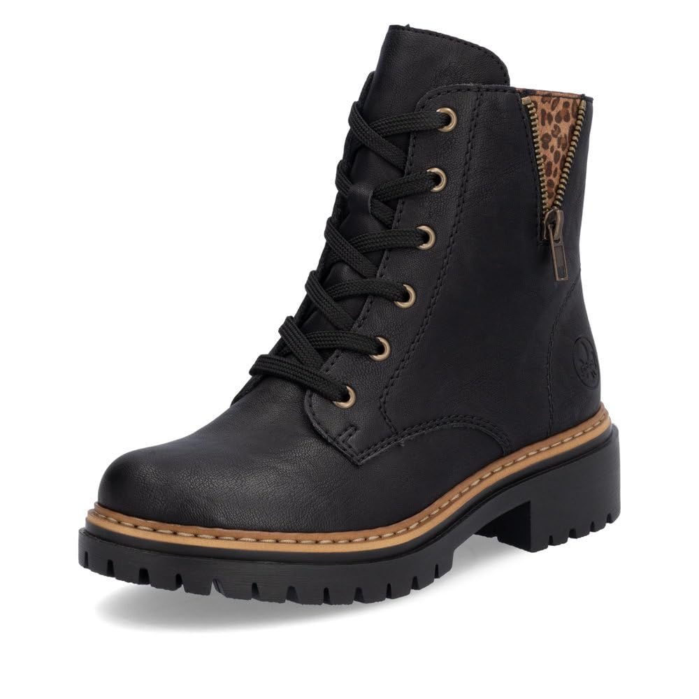 Rieker Damen 72617 Schnürstiefel