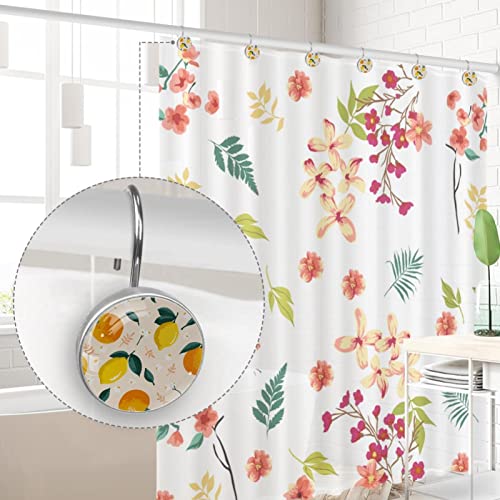 Crochets de rideau de douche qui glissent sans bloquer pour doublure de douche - 5