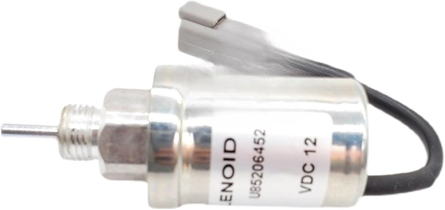 1PCS Excavator Parts Applicable Flameout Solenoid Valve Flameout Switch Oil Cut-off Valve U85206520 U85206452(U85206520)