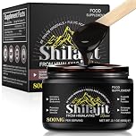 Shilajit Puro, Resina di Shilajit Himalayana con 85+ Oligominerali, Acido Fulvico e Acido Umico- Alta Potenza, 600 mg per dose giornaliera | Naturale, Vegano e Senza Aditivi