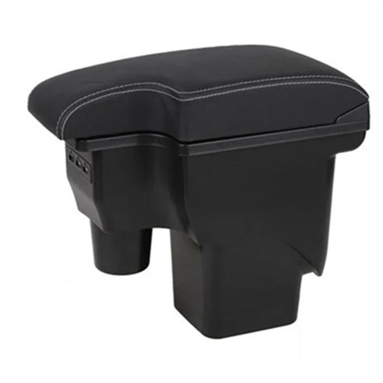NMJLQW Storage Rack Car Center Console Armrest Box For Focus 2 Mk2 Car Accessories Interior Storage Box Parts(3 Real Corium)