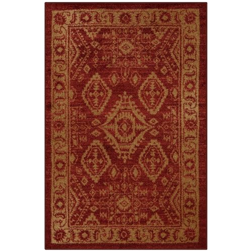 Tapete Maples Rugs Georgina Rojo 116x76 cm miniatura 1