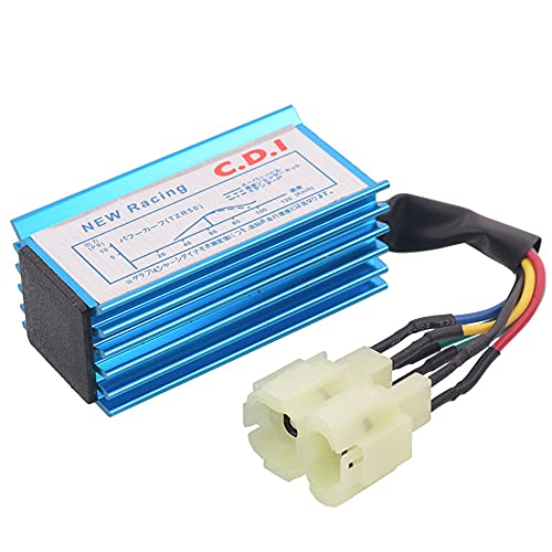 ANCLLO Boîtier d'allumage 6 broches AC CDI pour GY6 50 cc 110 cc 125 cc 200 cc 250 cc ATV Dirt Pit Bike Go Kart Mobylette Scooter 152QMI 157QMJ