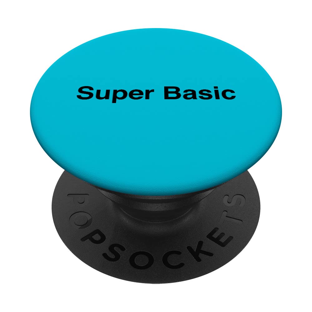 Super-Basic-Black-Helvetica PopSockets Swappable PopGrip
