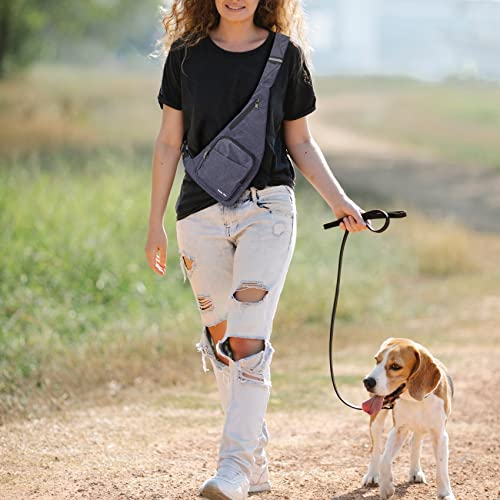 Image of Seoky Rop Sling Bag Slim Personal Purse Pocket Small Crossbody Chest Bag | Lightweight,Ultra Thin,Water Resistance,Anti-pickpocketing,Anti-Thief,Travel Purses,Small Sling Bag,Travel Workout