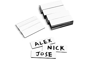 0.5 x 2.35 Inch Baseball Lineup Magnets for Dugout Coaching Boards