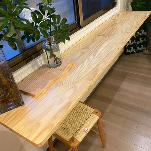 Table pliante murale rabattable bois massif bureau suspendu - 4