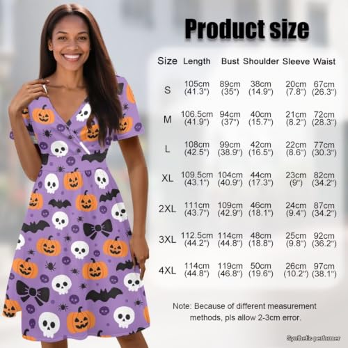 Image of Women's Summer Dresses Short Sleeve Formal Dresses with Pockets