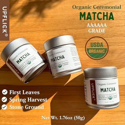 Té Matcha Orgánico Ceremonial en Polvo 1.76 onzas miniatura 2