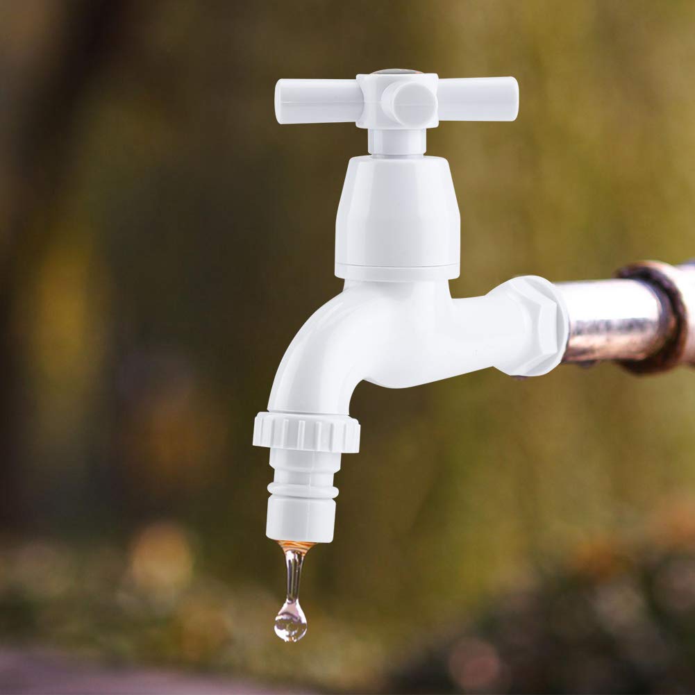 YOUTHINK ABS Plastic Water Tap Premium ABS Chrome Appearance Single Handle Basin Sink Faucet Great for Kitchen and — view 4