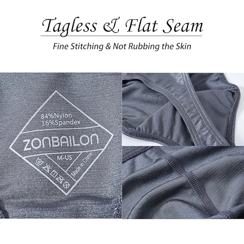 ZONBAILON Men’s Sexy Glossy Silk Thong Underwear G-String Bulge Enhancing Ball Pouch T-Back for Male Bikini Briefs M L XL XXL4