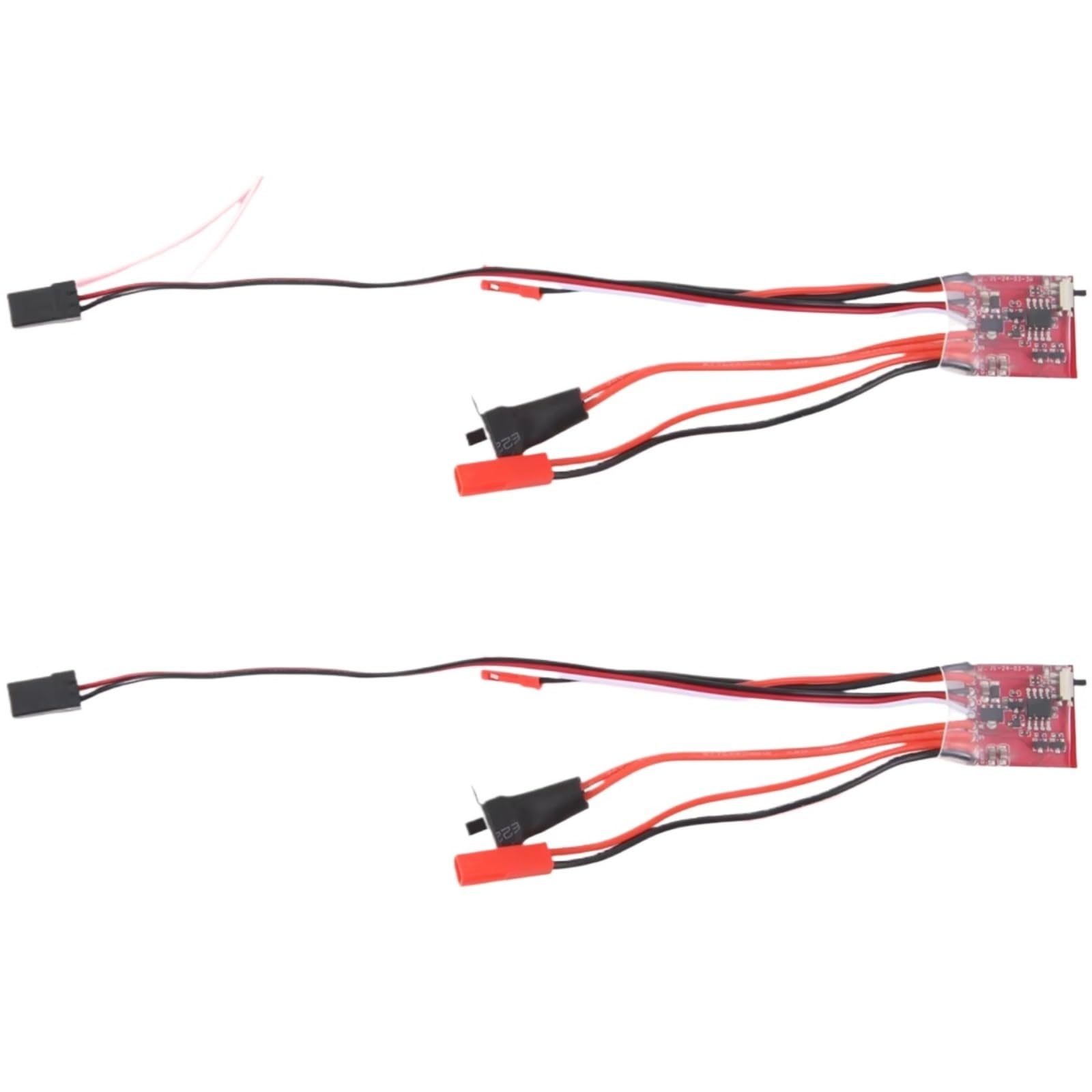 Veicolo ESC RC Per 1/16 1/18 1/24 30A 2 Pezzi RC Auto Per Carro Armato Pratico ESC Avanti Retromarcia Spazzola Freno Doppio Modo ESC Regolatore Velocità Motore Parti