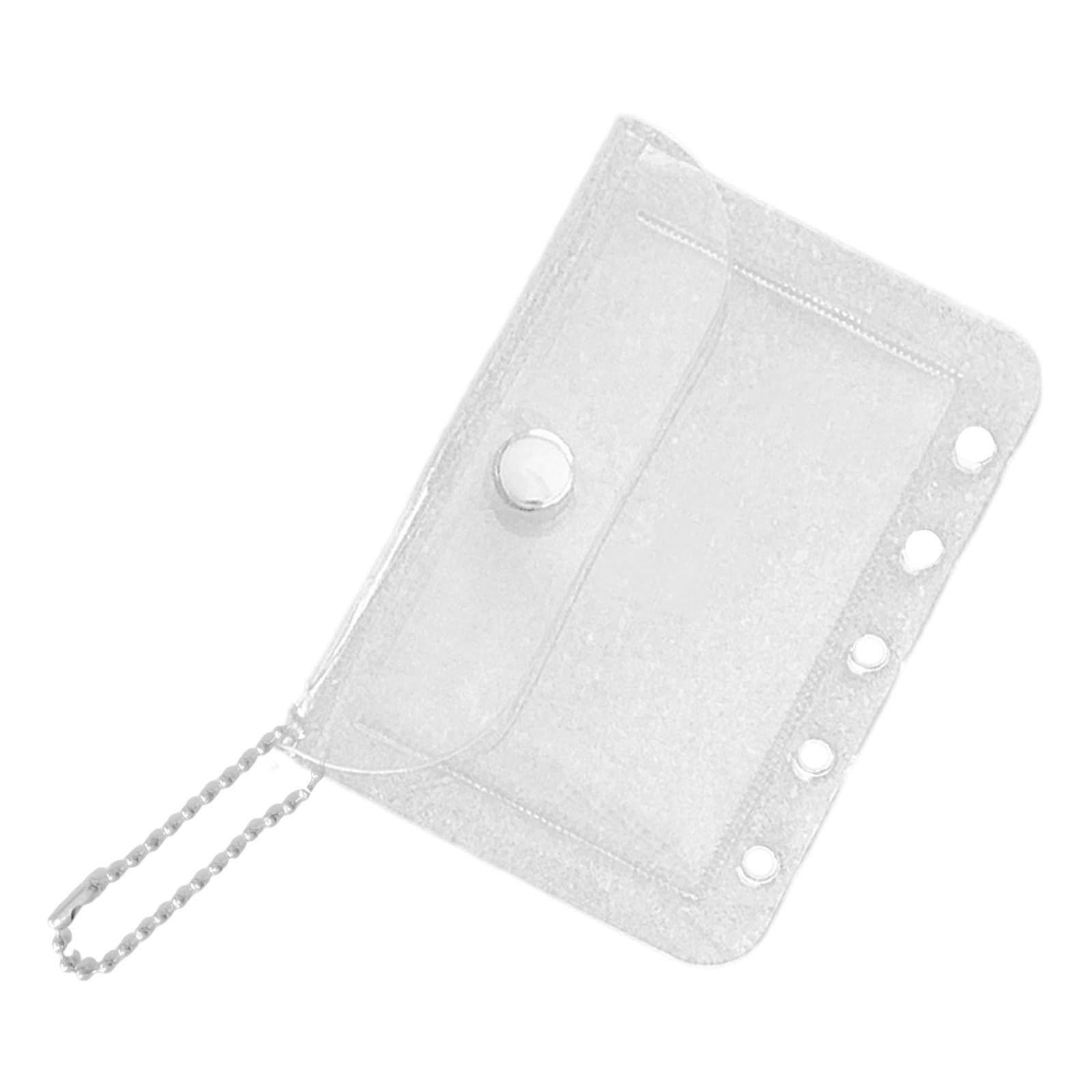 HDOYTXXM Of 10 Card Organizers Transparency PP Materials 5 Pocket Designs Portable Sleeves Transparency Organizers