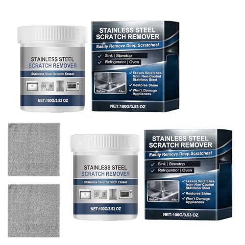 Kit Removedor de Rayones de Acero Inoxidable 2PC miniatura 1