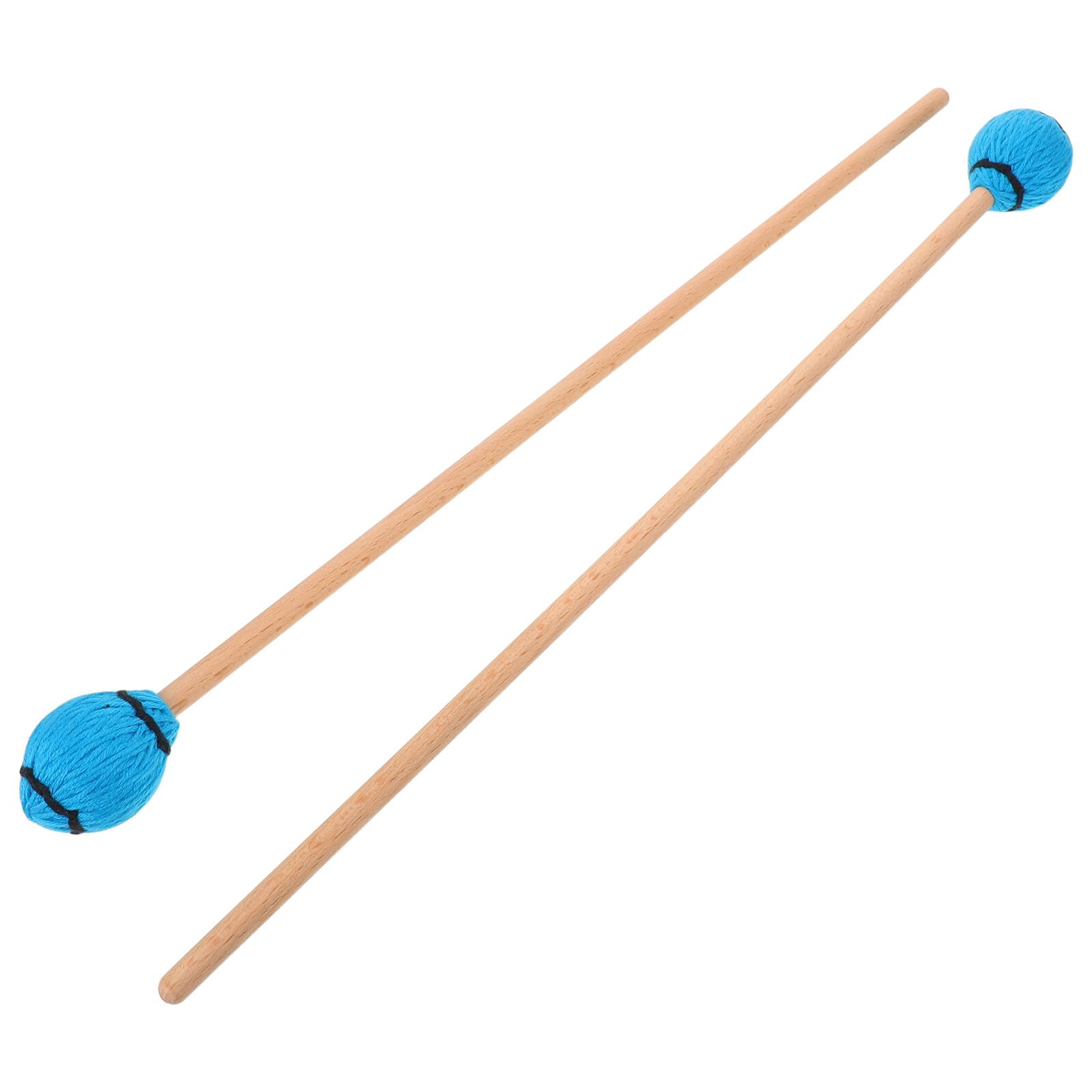 PRETYZOOM Mallet in Legno per Marimba e Glockenspiel Bacchette Percussione Rinforzate Blu Strumenti Orff per Pratica Scolastica e Performance Suono Nitido e Duraturo