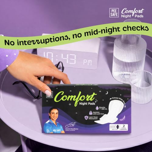 Image of Pee Safe Comfort Night Pads XXXXL 2 Pads - 405mm | 76% Longer