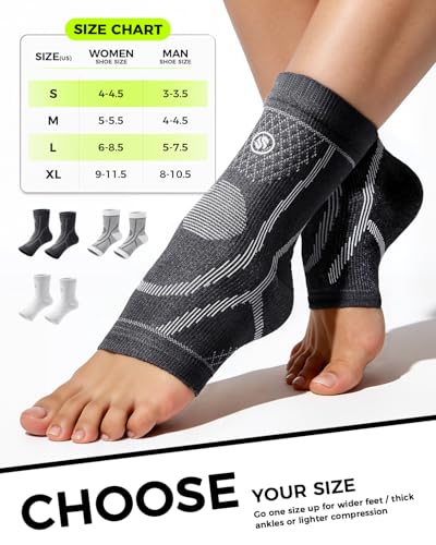 Image of 3 Pairs Neuropathy Socks for Women & Men, Toeless Compression Socks | 20-30 mmHg Compression for Neuropathy, Plantar Fasciitis, Achilles Tendonitis Relief - Ankle Socks for Arch Support