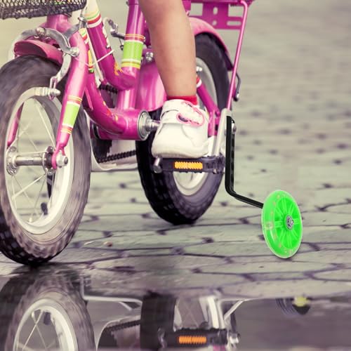Juego de ruedas de entrenamiento para bicicleta, estabilizadores auxiliares resistentes al desgaste, para niños, accesorios para ciclismo miniatura 5