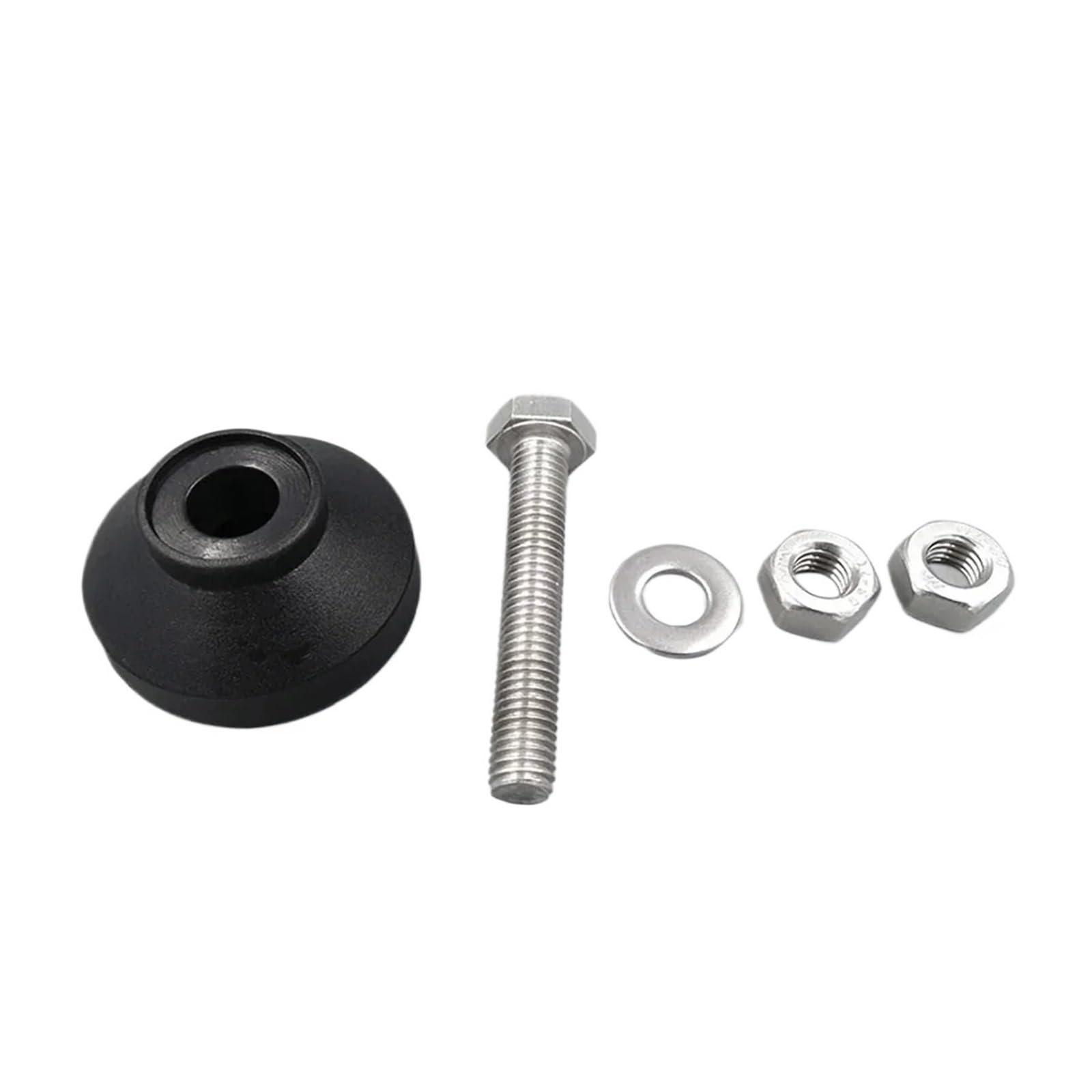 Set di 1 piedini di livellamento in pelliccia, 4 pezzi, diametro 40 mm, base girevole filettata per tornio, adatti per M5, M6, M8, M10, M12, altezza 1 1 m