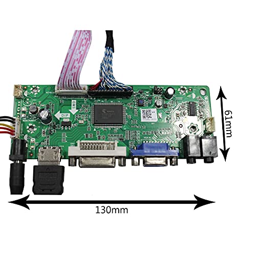 Image of VSDISPLAY 21.5 inch 1920x1080 LCD Screen with VGA DVI Audio LCD Board | M215HJJ-P02-2000 Screen DIY Kit