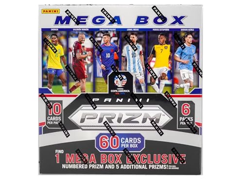 2024 Panini Prizm Copa America Soccer Trading Card Mega Box