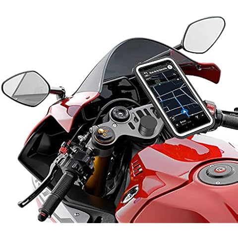 Shapeheart - Magnetic Fork Stem Mount for Smartphone | Clipons | Anti Vibration | Weatherproof and Universal Cover