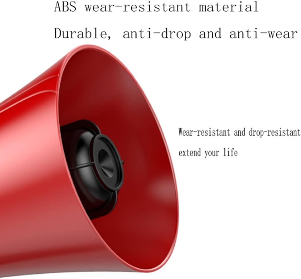 Megaphone Portable Megaphone Speaker, 30W Bullhorn USB Loud Speaker, Adjustable Volume Control Travel Guide Speech Teach Voice Amplifier Bullhorn Amplifiers