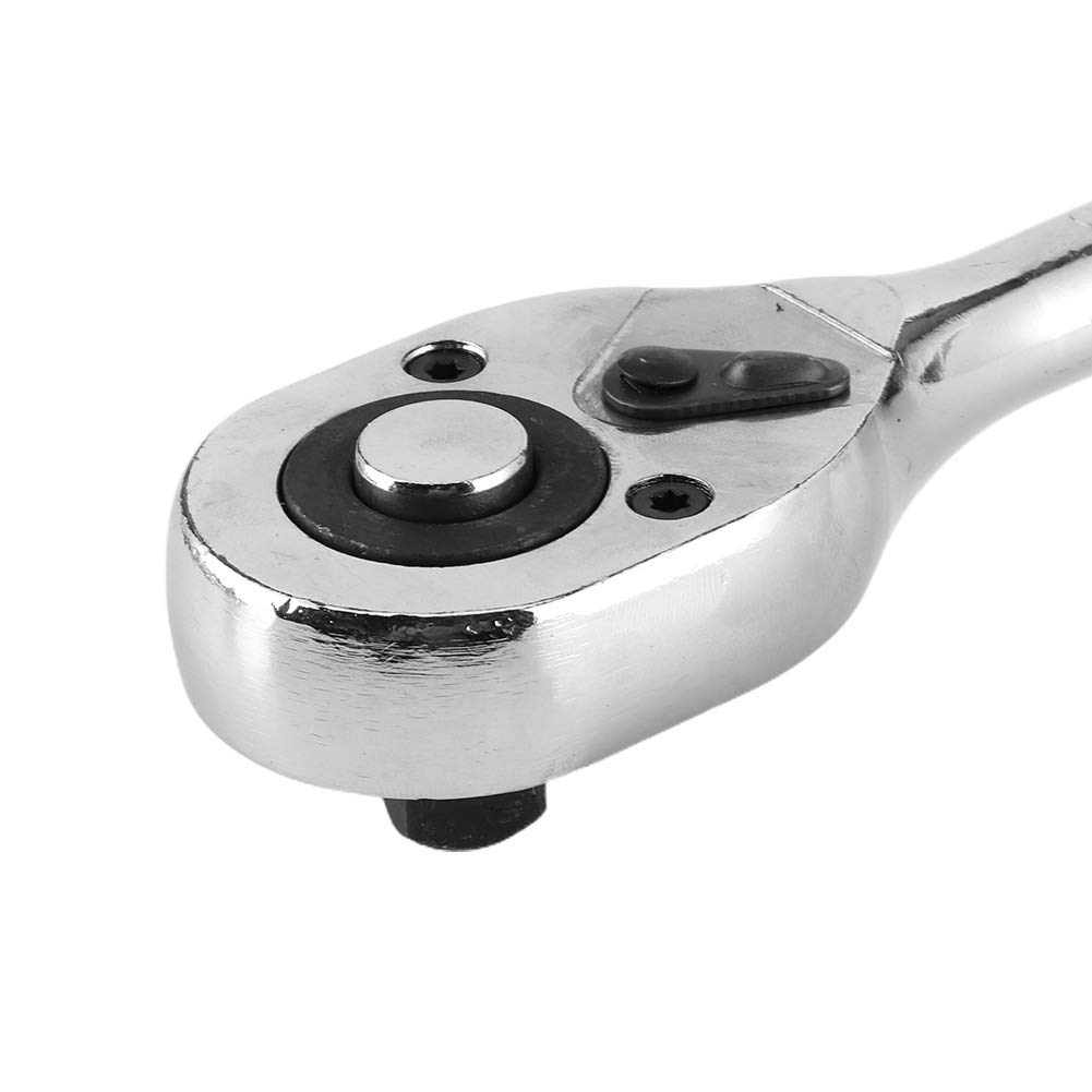 Kit Cricchetto 61 Pezzi, Set Chiavi e Bussole Combinato per Riparazione Auto, Attrezzi Manuali per Manutenzione Veicolo, Officina, Motore e Interventi Meccanici Completi