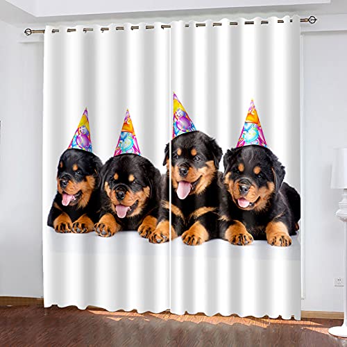 LIJCC Tende Oscuranti Camera da Letto Cucciolo