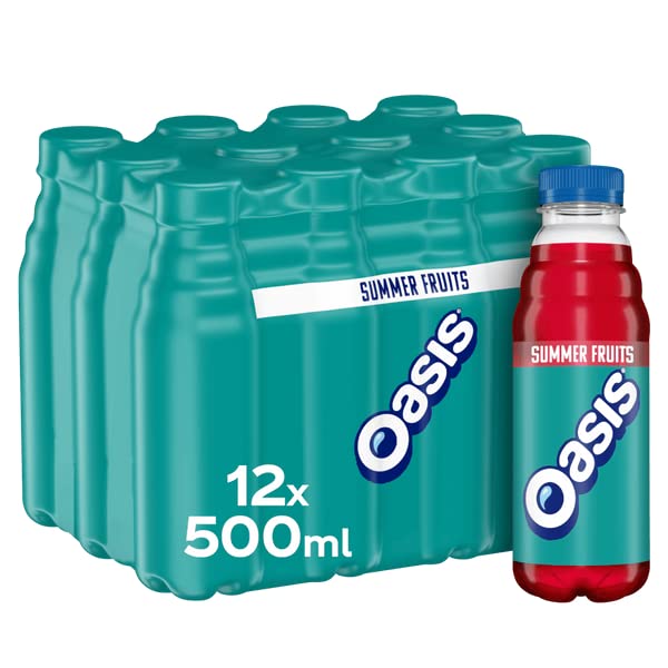 New Oasis Fruit Juice Drink 500ml (Summer Fruits 24 x 500ml)