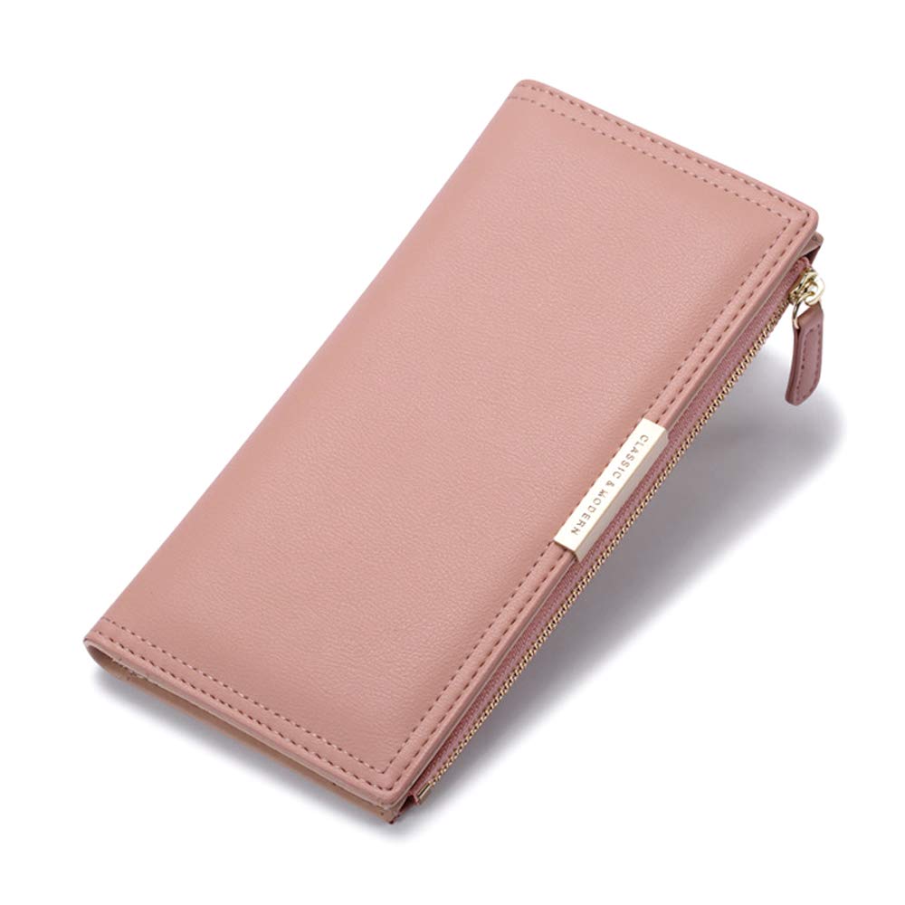 FFpaw Wallet Women RFID Small Womens Wallet Slim Multi Card Wallet Case Credit Card Holder for Women Leather Wallet Lady Zipper Coin Pocket & ID