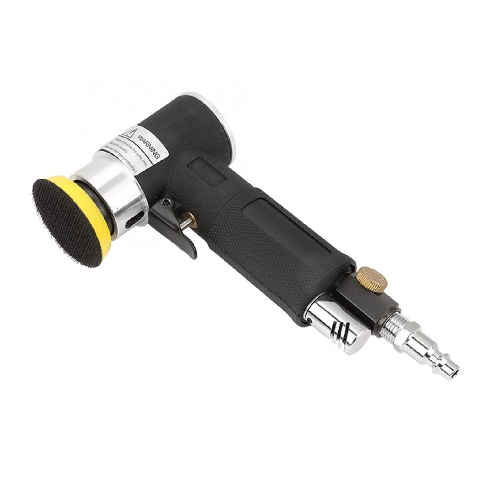 LNHHG AT-1502 Mini Air Angle Sander 90 Pneumatic Polishing Grinding Machine + 2in/3in Sanding Pad Random Orbital Palm Polisher