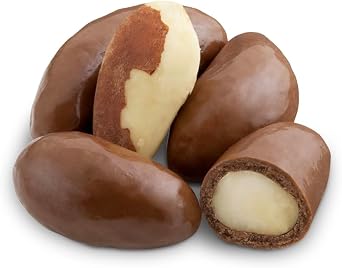 Milk Chocolate Coated Brazil Nuts   Whole Nuts in Creamy Milk Chocolate | Premium Sweet Snack | 1kg Bulk Pack | Vegetarian | | Gift or Sharing Treat 1 kg