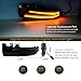 D-Lumina Dynamic LED Side Mirror Sequential Turn Signal Lights Smoked Lens for Merce-des Benz A/B/C/E/S/CLA/GLA/GLK/CLS Class W204 W176 W212 W246 W221 C250 C300 C350, Side Marker Blinkers Mirror Light