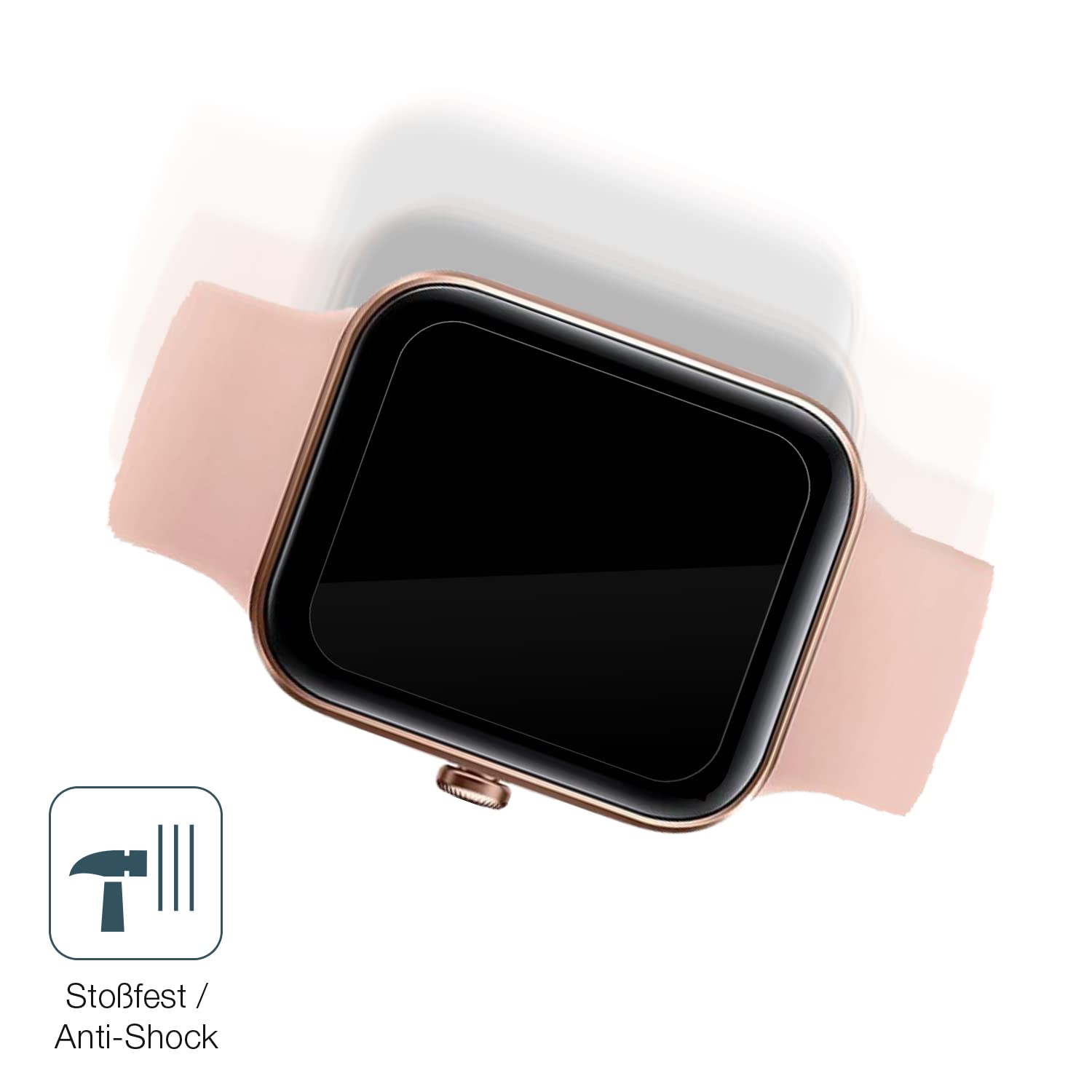 dipos I Pellicola Protettiva Opaco Compatibile con GRV Smartwatch Protezione Vetro Flessibile 9H