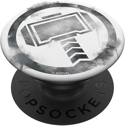 Marvel Avengers Endgame Thor - Pintura en aerosol con logotipo PopSockets PopGrip agarre intercambiable para teléfonos y tabletas