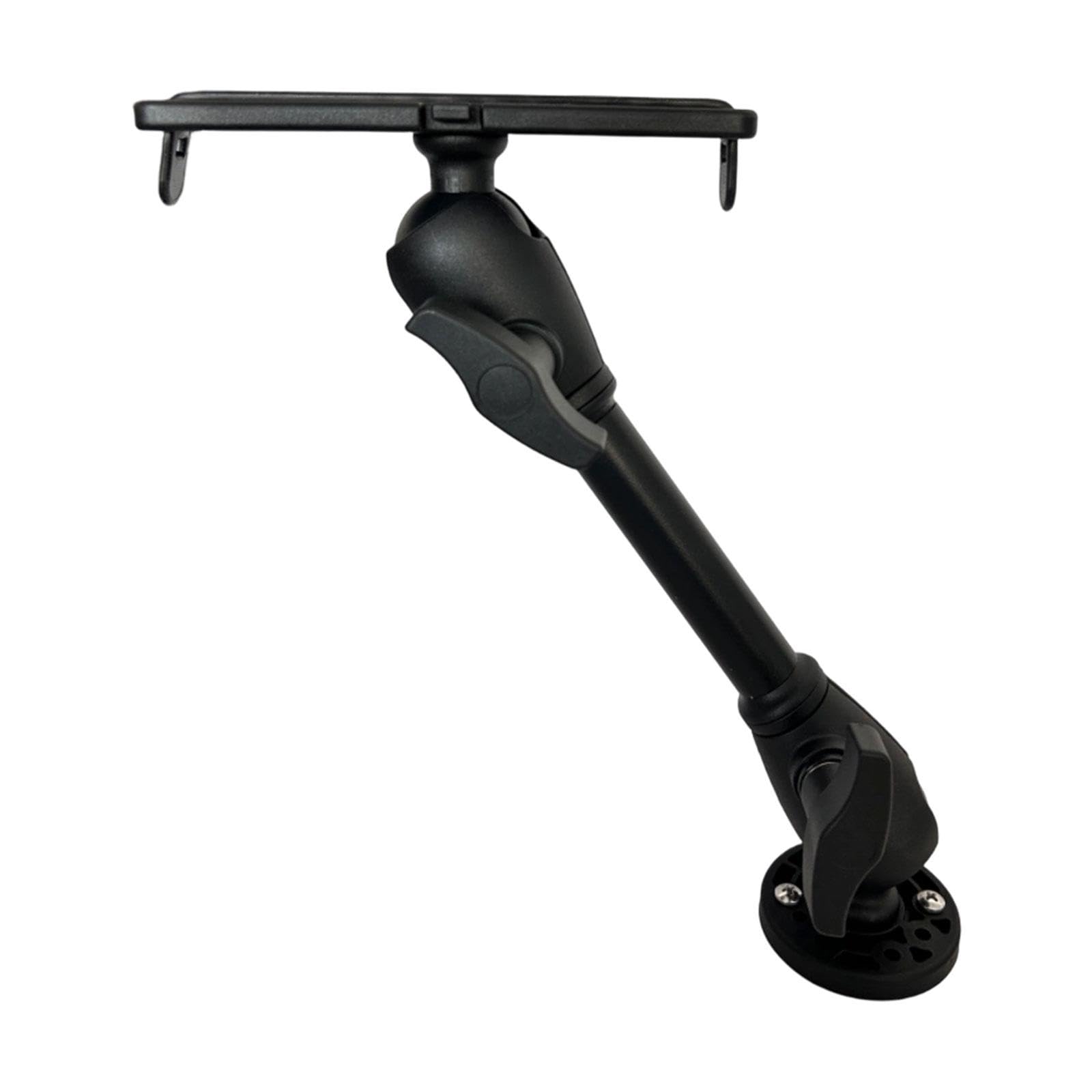 Oshhni Support pour Sondeur de Pêche, Support pour Écran de Sondeur de Bateau, Rotation 360°, Base Ronde en Nylon Résistant, Fixation par Vis, pour Usage Marin, Kayak et Pêche