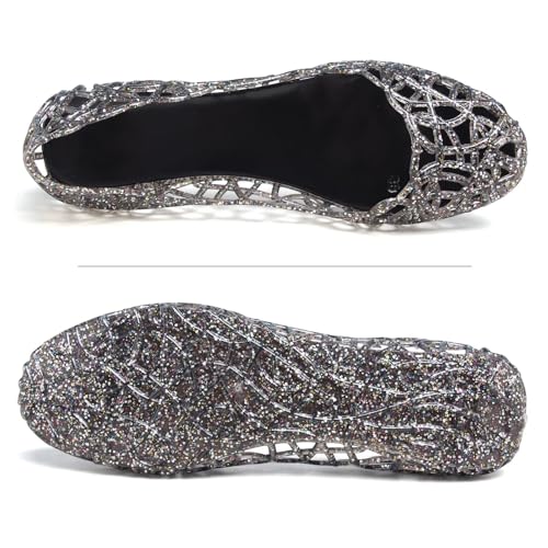 Image of Dear Time Women Flat Heel Summer Beach Jelly Shoes