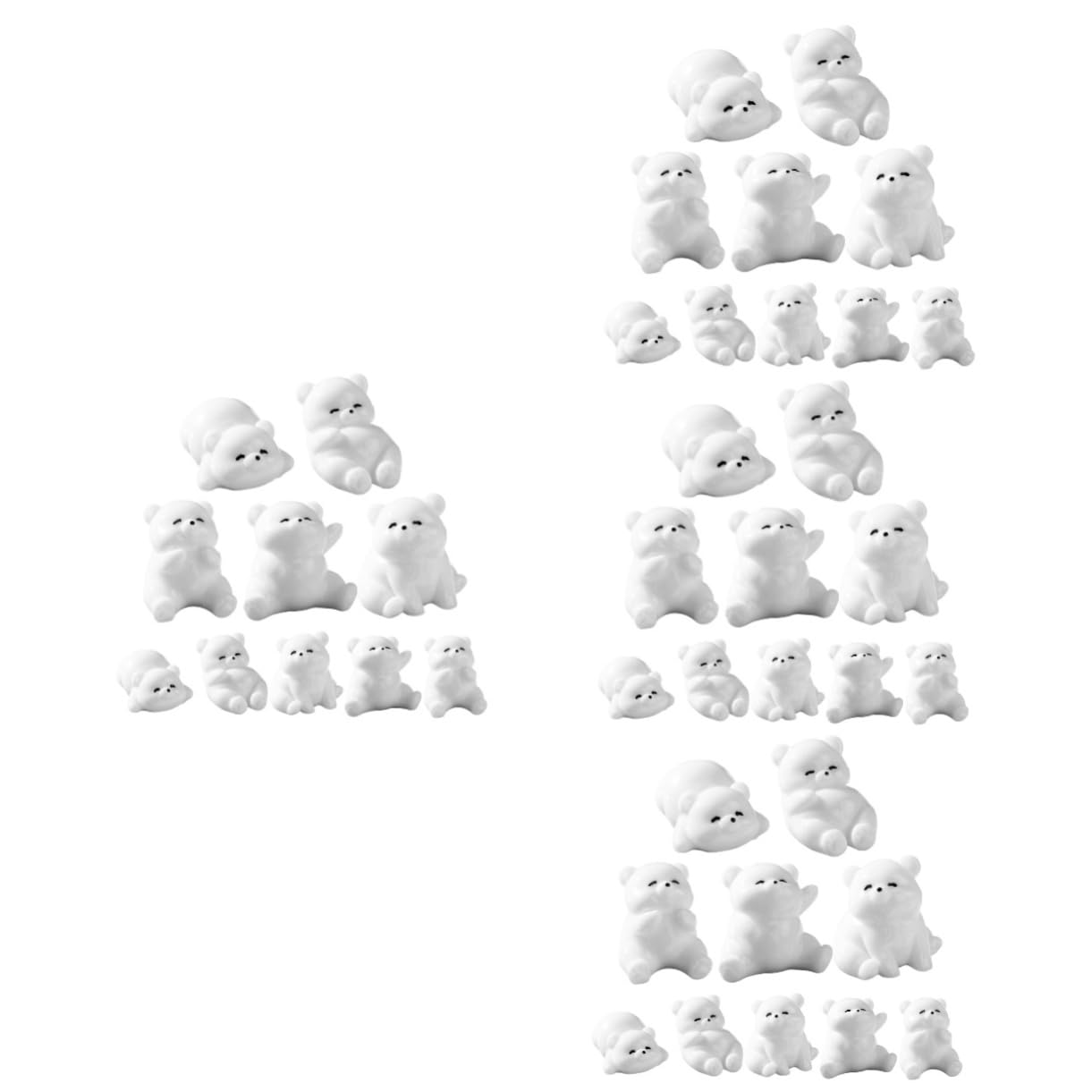 Figurines miniatures ours pour égayer facilement un jardin miniature trop vide