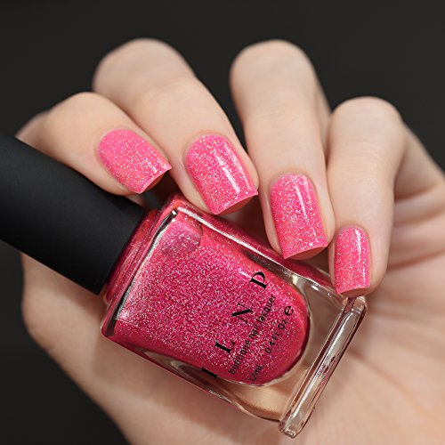 Image of ILNP Misbehaving - Vivid Neon Pink Holographic Sheer Jelly Nail Polish