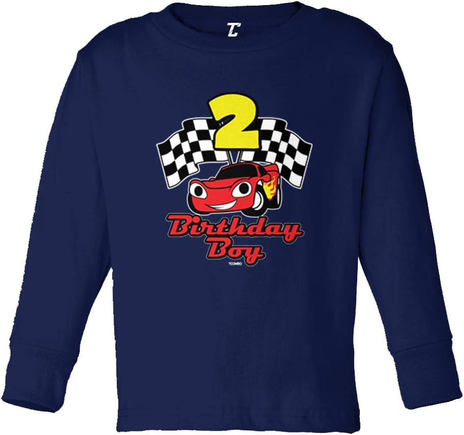 Tcombo Birthday Boy Car Two - 2 Year Old Fun Infant/Toddler Cotton Jersey T-Shirt