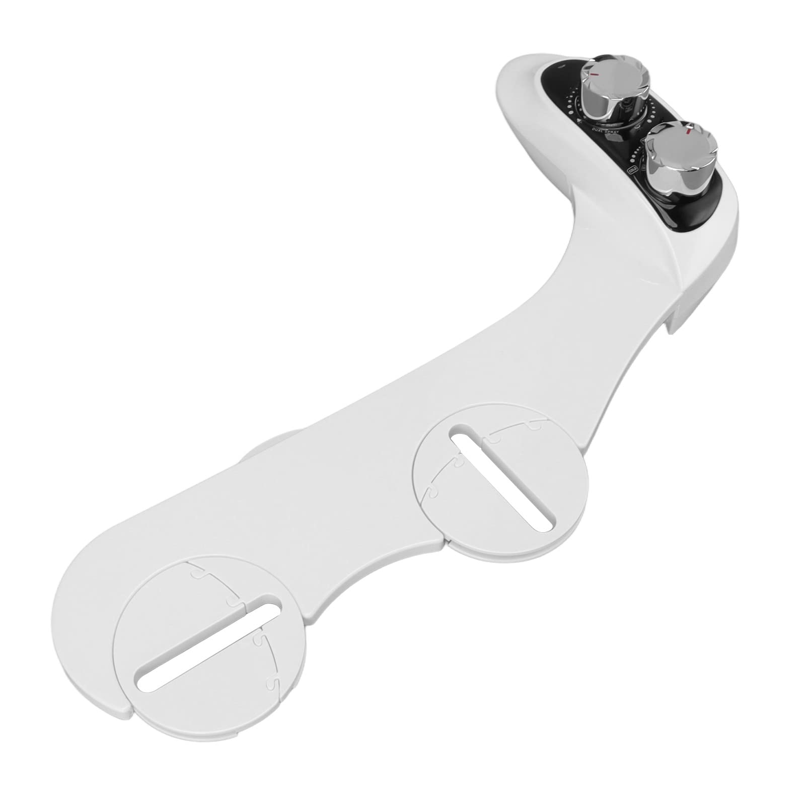 Generic Accesorio para bidé Frío y Caliente de Doble Boquilla, Pantalla Digital de Temperatura para Baño, Cómodo Diseño de ABS, Adecuado para Todos los Usuarios